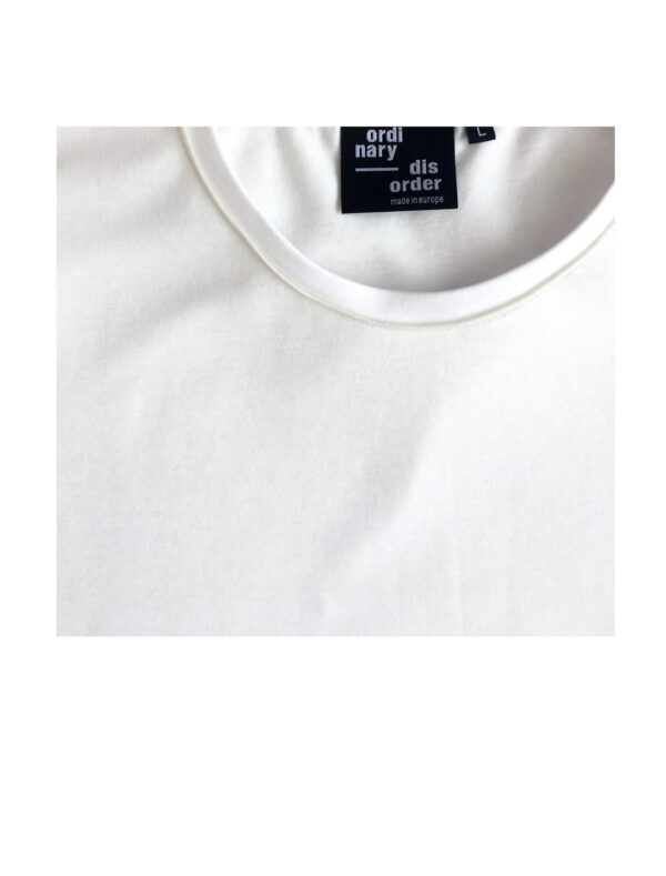 ordinary disorder t-shirt organic cotton white detail