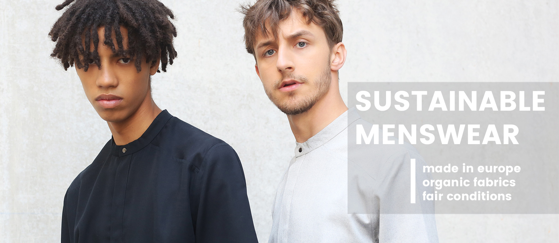 sustainable menswear made in Europe
